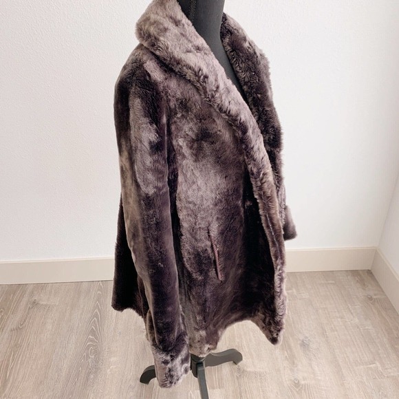 Vintage 60s Fur Label Authority Union Made Fur Open Coat - Picture 2 of 6